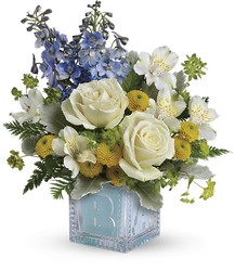 Teleflora's Welcome Little One Bouquet from Victor Mathis Florist in Louisville, KY